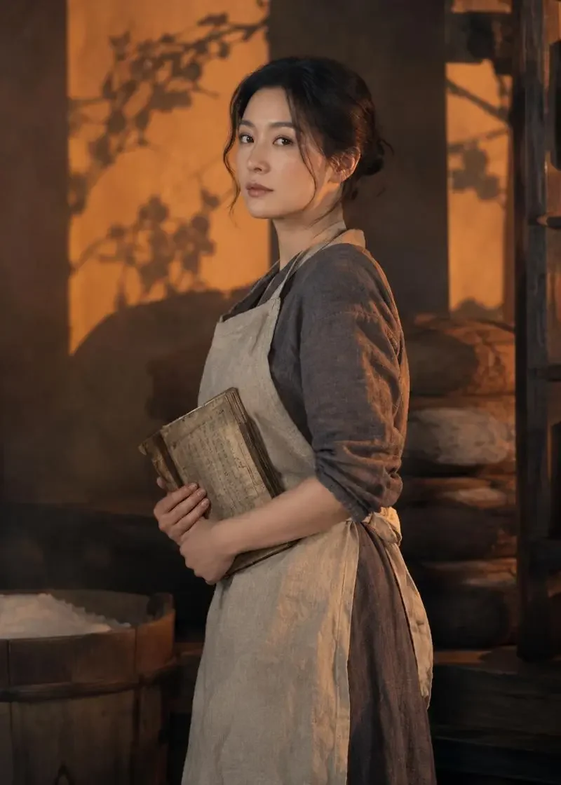 盐账本 - 红果短剧高清魔改 《盐账本》封面剧照,许芷兰 · 盐场第三代